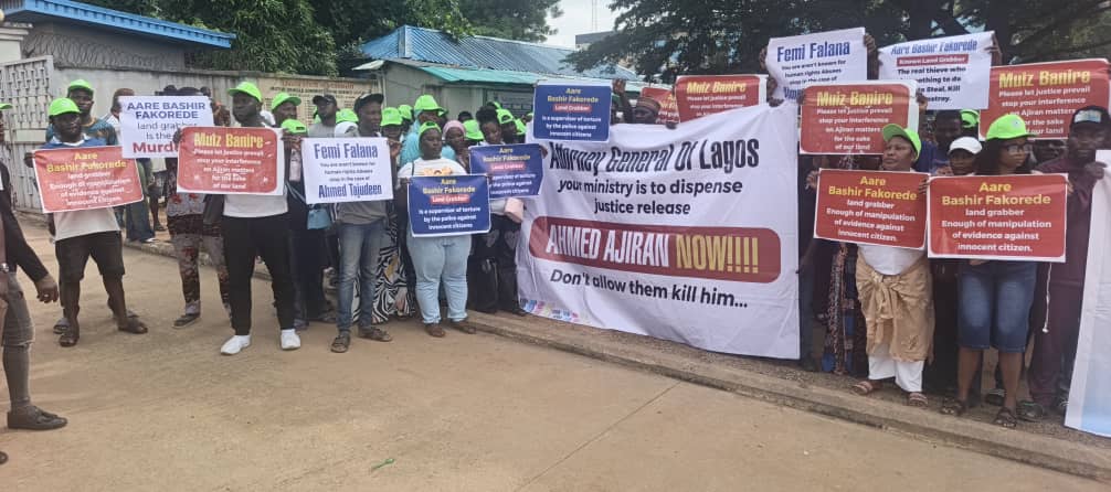 Protest Rocks Lagos Assembly as Residents Demand Release of Hammed Tajudeen