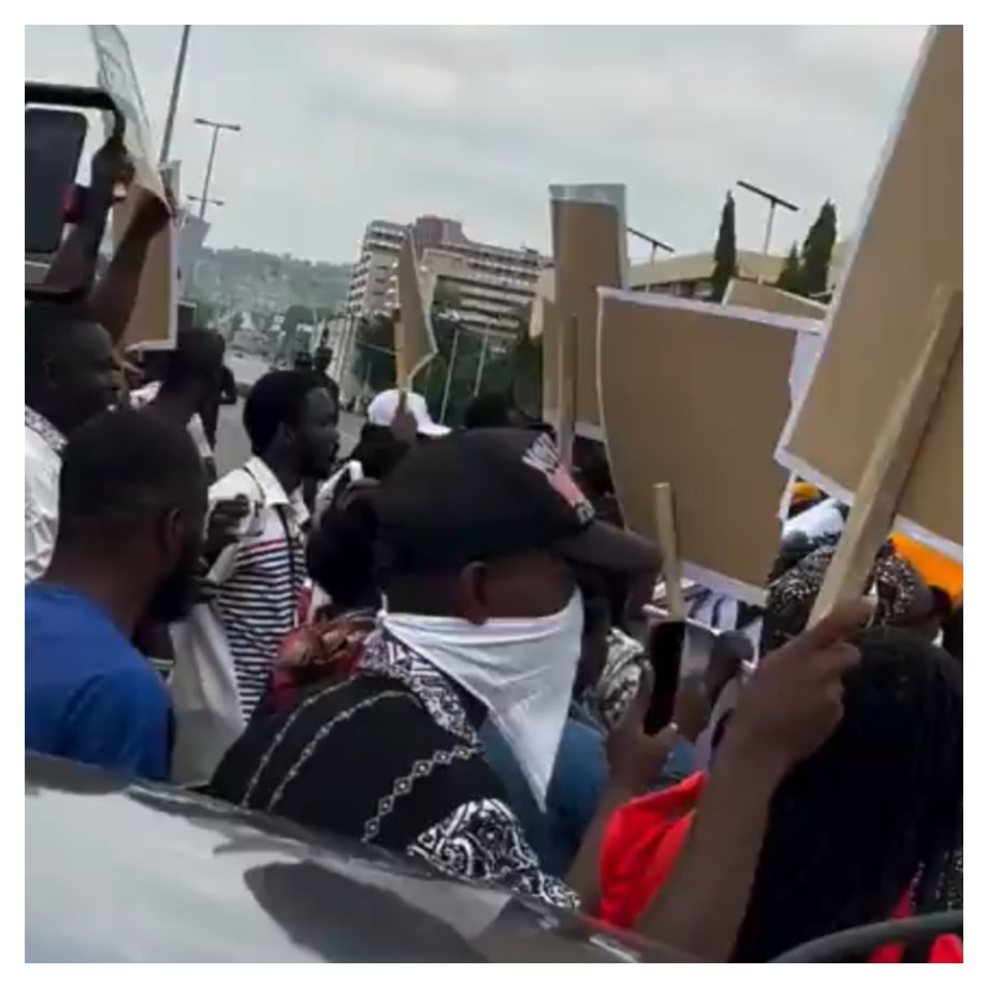 ‘Tinubu Must Go’ Chant Rocks Abuja After Oyo School Abduction